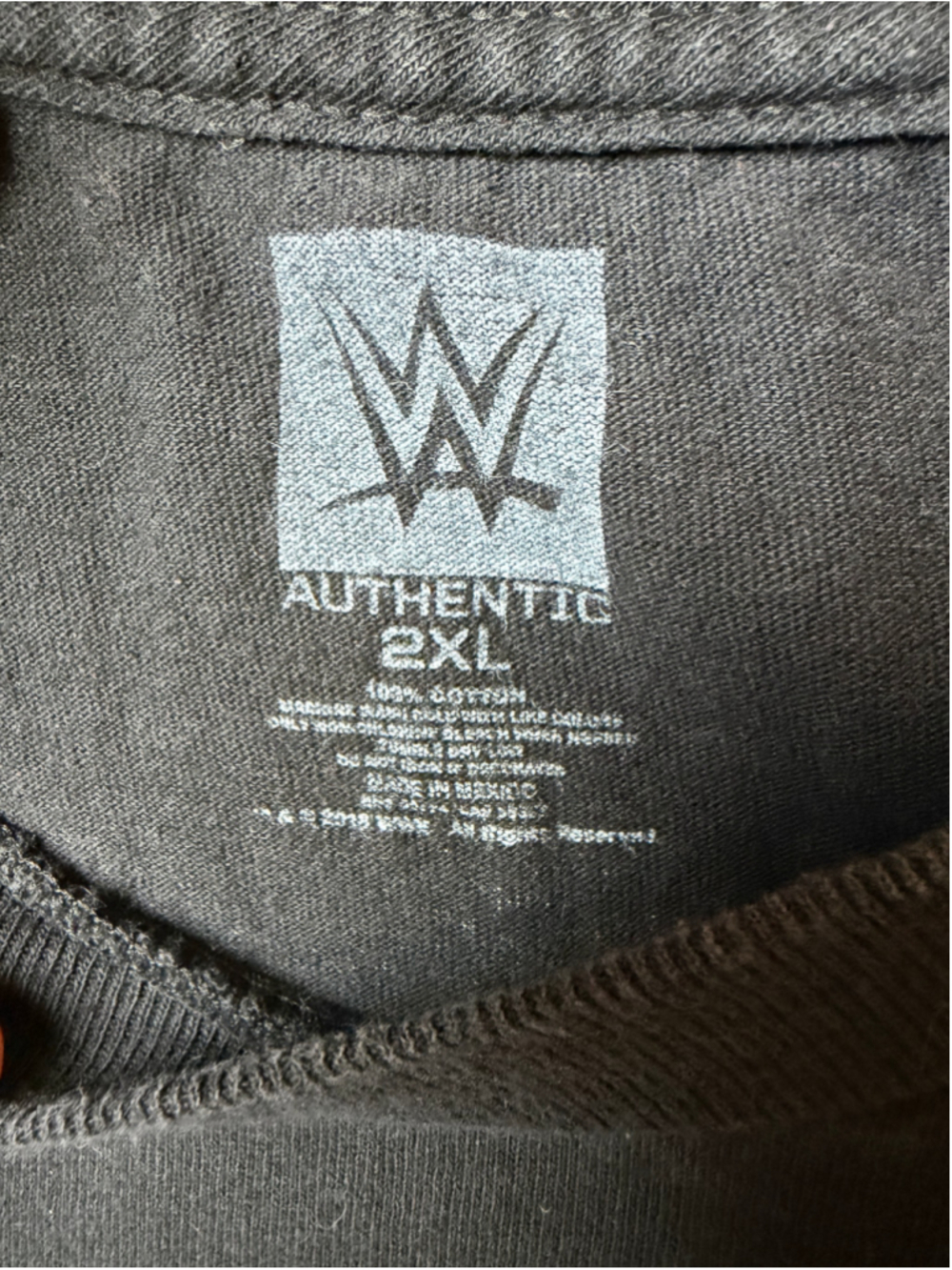 Men's WWE Uso Crazy Graphic T-Shirt Black Blue XXL - Picture 4 of 6